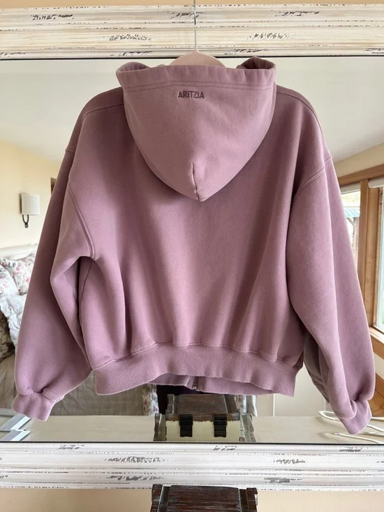 Aritzia Megafit Mauve Zip Hoodie and Joggers Set 🌸 sz S/M - Picture 6 of 9